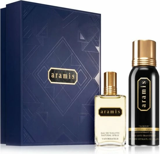 Aramis Gift Set - 60ml Eau De Toilette Natural Spray & 200 Ml 24-hour Antiperspirant Spray For Men 2 Aramis Gift Set - 60ml Eau De Toilette Natural Spray & 200 Ml 24-hour Antiperspirant Spray For Men - Afbeelding 2