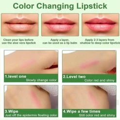 Kiss Beauty Alo Vera Lip Gel Balm Lipstick - Kleurverandering Langdurige - Hydraterende - Lip Moisturizer Jelly Balm 7 Kiss Beauty Alo Vera Lip Gel Balm Lipstick - Kleurverandering Langdurige - Hydraterende - Lip Moisturizer Jelly Balm -L’Oréal Paris SHOP 550x531 12