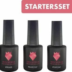 Merkloos Influence Premium Gellac Startersset #ESSENTIALSERIE - Primer - Basecoat - Topcoat