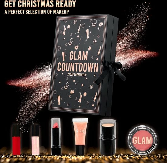 KreativeKraft Beauty Advent Calendar 2022, Make-up Set Voor Vrouwen Meisjes Tieners (zwart) 3 KreativeKraft Beauty Advent Calendar 2022, Make-up Set Voor Vrouwen Meisjes Tieners (zwart) - Afbeelding 3