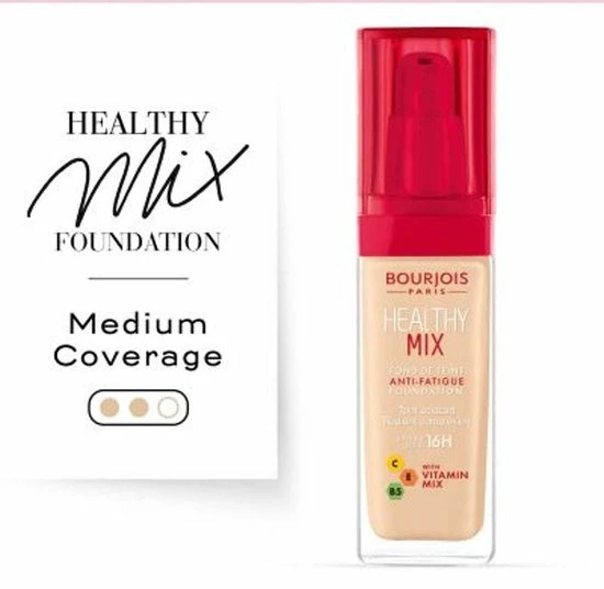 Bourjois Healthy Mix Foundation 050 Rose Ivory 10 Bourjois Healthy Mix Foundation 050 Rose Ivory - Afbeelding 10