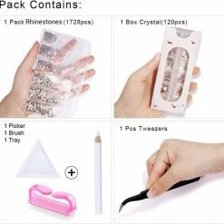 Elysee Beauty AB Rhinestone Set Met Accessoire - Nagel Steentjes / Nagel Diamantjes / Nail Gems / -L’Oréal Paris SHOP 550x538