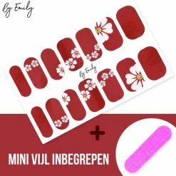 By Emily Nagel Wrap - Flowery & Red | 14 Stickers Per Vel | Nail Wrap | Nail Art | Trendy | Design | Nagellakvrij | Eenvoudig | Nagel Art | Nagel Wrap | Nagel Stickers | Folie | Zelfklevend | Sjablonen 11 By Emily Nagel Wrap - Flowery & Red | 14 Stickers Per Vel | Nail Wrap | Nail Art | Trendy | Design | Nagellakvrij | Eenvoudig | Nagel Art | Nagel Wrap | Nagel Stickers | Folie | Zelfklevend | Sjablonen -L’Oréal Paris SHOP 550x539 13
