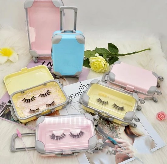 Fatalbeauty Make-Up Organizer - Opbergdoos - Cosmetica - Make-up Koffer - Valse Wimpers - Mini Bagage- NepWimpers - Trolley - Multifunctioneel - Met Wieltjes - Roze 5 Fatalbeauty Make-Up Organizer - Opbergdoos - Cosmetica - Make-up Koffer - Valse Wimpers - Mini Bagage- NepWimpers - Trolley - Multifunctioneel - Met Wieltjes - Roze - Afbeelding 5