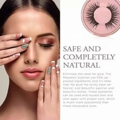 Nepwimers Zonder Lijm | Magnetische Wimpers | Eyeliners | Diamond Wimpers | GRATIS Spiegeldoosje | Model Diamond | Fake Lashes | M5 Lashes Diamond Set | Herbruikbare Wimpers | 3D Wimpers | Kit | Waterbestendig | Natuurlijke Wimpers | Waterproof -L’Oréal Paris SHOP 550x542 8