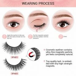 Nepwimers Zonder Lijm | Magnetische Wimpers | Eyeliners | Diamond Wimpers | GRATIS Spiegeldoosje | Model Diamond | Fake Lashes | M5 Lashes Diamond Set | Herbruikbare Wimpers | 3D Wimpers | Kit | Waterbestendig | Natuurlijke Wimpers | Waterproof -L’Oréal Paris SHOP 550x543 6