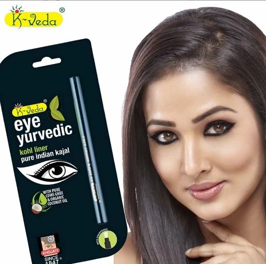 GoodUse Export Eye Yurvedic Zwarte Gel Eyeliner - Kajal Oogpotlood Zwart - Make Up - Kohl Kajal - Waterproof - Waterbestendig - Gevoelige Ogen - Sensibele Ogen - Amandelolie - Kokosolie - Vitamine E - Natuurlijk - K-Veda - Pure Indian 1 GoodUse Export Eye Yurvedic Zwarte Gel Eyeliner - Kajal Oogpotlood Zwart - Make Up - Kohl Kajal - Waterproof - Waterbestendig - Gevoelige Ogen - Sensibele Ogen - Amandelolie - Kokosolie - Vitamine E - Natuurlijk - K-Veda - Pure Indian