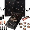 KreativeKraft Beauty Advent Calendar 2022, Make-up Set Voor Vrouwen Meisjes Tieners (zwart)
