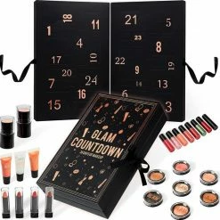 KreativeKraft Beauty Advent Calendar 2022, Make-up Set Voor Vrouwen Meisjes Tieners (zwart)