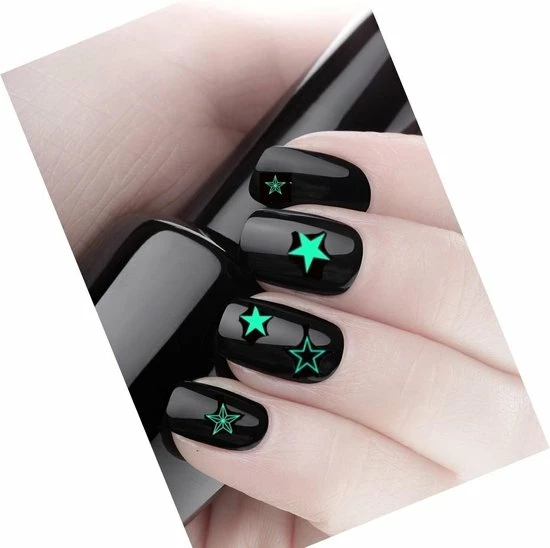 GUAP?? GUAP - Nail Art 3D Nagel Stickers | Glow In The Dark Nagelstickers | Nagel Decoratie & Versiering Folie | Sterretjes Nail Art | 63 Stuks 2 GUAP?? GUAP - Nail Art 3D Nagel Stickers | Glow In The Dark Nagelstickers | Nagel Decoratie & Versiering Folie | Sterretjes Nail Art | 63 Stuks - Afbeelding 2