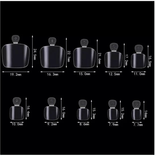 Merkloos Nageltips - 500 Stuks - Nageltips Tenen - Nailtips Toes - Nepnagels Tenen - Kunstnagels Tenen - Plaknagels Tenen - Nageltips - Nailtips - Nepnagels - Kunstnagels - Plaknagels - Full Cover Nailtips - Full Cover Nageltips - TRANSPARANT 3 Merkloos Nageltips - 500 Stuks - Nageltips Tenen - Nailtips Toes - Nepnagels Tenen - Kunstnagels Tenen - Plaknagels Tenen - Nageltips - Nailtips - Nepnagels - Kunstnagels - Plaknagels - Full Cover Nailtips - Full Cover Nageltips - TRANSPARANT - Afbeelding 3