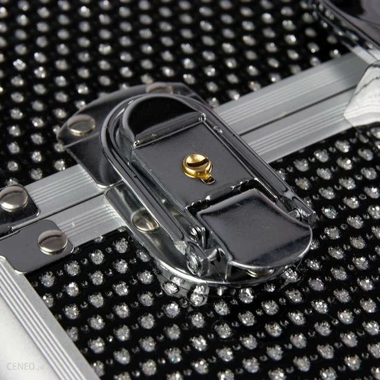 MEGA BEAUTY SHOP® Koffer Groot Zwart Met Stras-Beautycase-Nagelstyliste Koffer-Make Up Koffer- Beauty Koffer 4 MEGA BEAUTY SHOP® Koffer Groot Zwart Met Stras-Beautycase-Nagelstyliste Koffer-Make Up Koffer- Beauty Koffer - Afbeelding 4