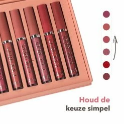 Handaiyan Liquid Lipsticks Set A - Set Van 6 - Matte Lippenstift - Waterproof - Make Up Set - Geschenkset - Giftset 8 Handaiyan Liquid Lipsticks Set A - Set Van 6 - Matte Lippenstift - Waterproof - Make Up Set - Geschenkset - Giftset -L’Oréal Paris SHOP 550x550 14