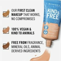 Rimmel London KIND & FREE Vegan Foundation 010 Rose Ivory 12 Rimmel London KIND & FREE Vegan Foundation 010 Rose Ivory -L’Oréal Paris SHOP 550x550 141
