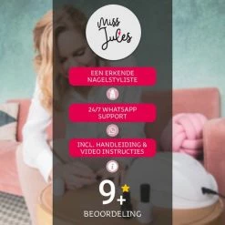 Miss Jules - 6-Delige Gellak Starterspakket - Nagellak - Kleur Rood, Paars & Glitter - Glanzend & Dekkend Resultaat -L’Oréal Paris SHOP 550x550 168