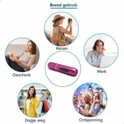 MaxedMore Navulbare Parfumverstuiver 5ml Roze - 65 Keer Spraybare Parfum Verstuiver - Hervulbaar Tasverstuiver Voor Parfum - Meeneem Mini Geur Flesje Voor Op Reis - Lipstick Formaat Navulbaar Parfumflesje -L’Oréal Paris SHOP 550x550 241