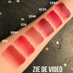 Merkloos LaGloss Mini Lipstick SET 12 Stuks - Hydraterende Lippenstift Setje - Lipstift Make-up - 12 Kleuren Rood -L’Oréal Paris SHOP 550x550 247
