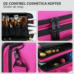 Confibel Cosmetica Koffer - Make-up Koffer Met Verstelbare Vakken - Visagie En Nagelstyliste Beauty Koffer - 35x25x11CM - Roze 21 Confibel Cosmetica Koffer - Make-up Koffer Met Verstelbare Vakken - Visagie En Nagelstyliste Beauty Koffer - 35x25x11CM - Roze -L’Oréal Paris SHOP 550x550 260