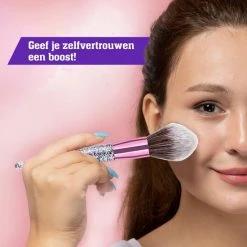 BeauRose Make Up Kwasten Set - Make Up Brush - Oogschaduw - Foundation Kwast - Poeder Kwast - Brush - Make Up - Cosmetica - Kwasten Set – Make Up Tasje - 10 Stuks -L’Oréal Paris SHOP 550x550 299
