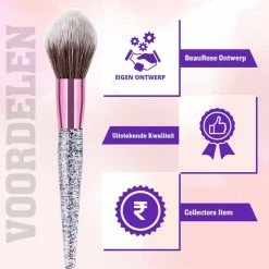 BeauRose Make Up Kwasten Set - Make Up Brush - Oogschaduw - Foundation Kwast - Poeder Kwast - Brush - Make Up - Cosmetica - Kwasten Set – Make Up Tasje - 10 Stuks -L’Oréal Paris SHOP 550x550 304