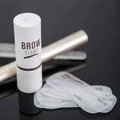 ProductPlanet Premium Wenkbrauw Stempel - Wenkbrauw Sjabloon - Wenkbrauwstempel - Brow Stamp - 10 Sjablonen - Borsteltje - Herbruikbaar - Waterdicht - Cadeau Voor Haar - Lichtbruin -L’Oréal Paris SHOP 550x550 367