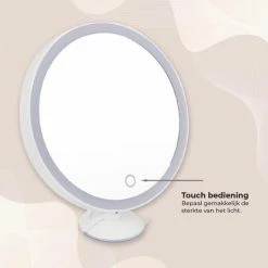 DistinQ Make-Up Spiegel 5x Vergroting - Verlichting Dimbaar Met Touch - Wit -L’Oréal Paris SHOP 550x550 392
