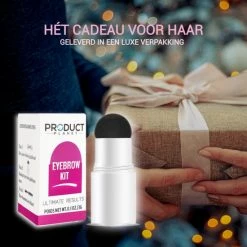 ProductPlanet Premium Wenkbrauw Stempel - Wenkbrauw Sjabloon - Wenkbrauwstempel - Brow Stamp - 10 Sjablonen - Borsteltje - Herbruikbaar - Waterdicht - Cadeau Voor Haar - Donkerbruin -L’Oréal Paris SHOP 550x550 418