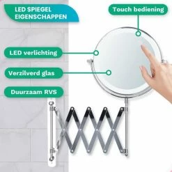 Personal Care Make Up En Scheer Spiegel - LED Verlichting - 5x Vergroting - Badkamer - Dubbelzijdig - 360 Draaibaar - Batterijen 17 Personal Care Make Up En Scheer Spiegel - LED Verlichting - 5x Vergroting - Badkamer - Dubbelzijdig - 360 Draaibaar - Batterijen -L’Oréal Paris SHOP 550x550 431