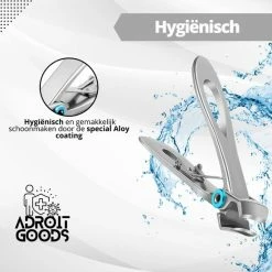 AdroitGoods Nagelknipper Set - Nageltang - Nagelschaar - Kalknagels - Teennagel - Pedicure - Incl. Nagelvijl - Grijs -L’Oréal Paris SHOP 550x550 46