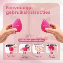 Premium Commerce Beauty Blender - Make-up Sponsjes - Spons - 8 Stuks - Zacht & Perfecte Vorm! -L’Oréal Paris SHOP 550x550 502