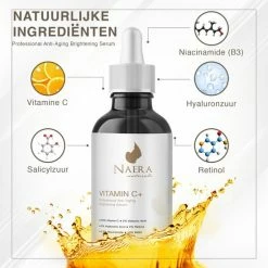 Naera Vitamine C Serum 30 ML - Gezichtsserum Met Vitamine E & Hyaluronzuur - Beschermt Tegen Acne / Littekens / Pigmentatie / Anti Rimpel / Anti Aging - Geschikt Voor Gezicht - Gezichtsverzorging / Huidverzorging - Hydraterend Skincare -L’Oréal Paris SHOP 550x550 597
