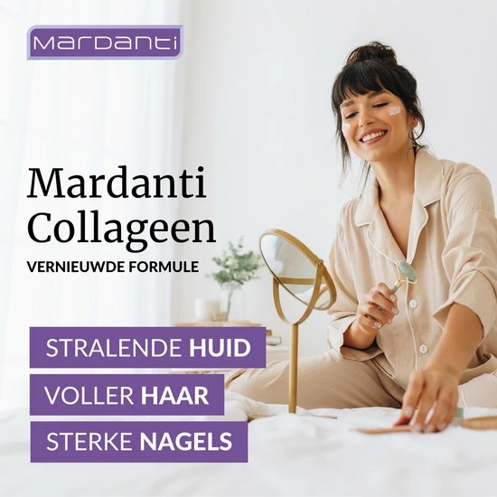 Mardanti Collageen | D Huidserum Van Binnenuit | Met Vitamine C, Riboflavine, Biotine, Zink, Koper En Hyaluronzuur | Draagt Bij Aan De Normale Collageenvorming | Vermindert Rimpels | Verbeterde Huidstructuur | Collageen Poeder Met Vanille Smaak 5 Mardanti Collageen | D Huidserum Van Binnenuit | Met Vitamine C, Riboflavine, Biotine, Zink, Koper En Hyaluronzuur | Draagt Bij Aan De Normale Collageenvorming | Vermindert Rimpels | Verbeterde Huidstructuur | Collageen Poeder Met Vanille Smaak - Afbeelding 5