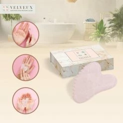 Velveux Gua Sha Set - Gua Sha Steen - Gua Sha Jade - Rozenkwarts - Massage - Met Ribbels - Anti Aging - Black Friday 2022 -L’Oréal Paris SHOP 550x550 691