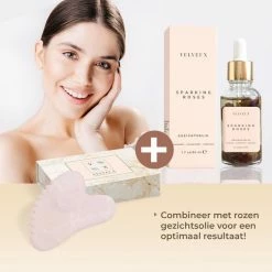 Velveux Gua Sha Set - Gua Sha Steen - Gua Sha Jade - Rozenkwarts - Massage - Met Ribbels - Anti Aging - Black Friday 2022 -L’Oréal Paris SHOP 550x550 694