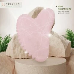 Velveux Gua Sha Set - Gua Sha Steen - Gua Sha Jade - Rozenkwarts - Massage - Met Ribbels - Anti Aging - Black Friday 2022 -L’Oréal Paris SHOP 550x550 696