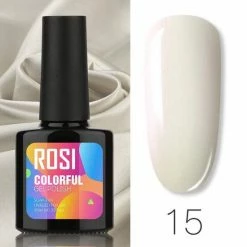 Merkloos ROSI Gelpolish - Gel Nagellak - Gellak - UV & LED - Wit 015 Laced Cream