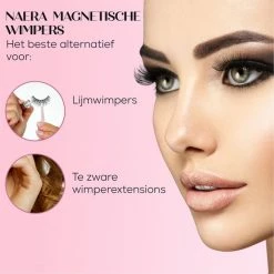 Naera Magnetische Wimpers Set - Inclusief Wimperzetter En 2 Flesjes Waterproof Eyeliner - 30 Keer Herbruikbaar - 10 Paar -L’Oréal Paris SHOP 550x550 730