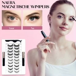 Naera Magnetische Wimpers Set - Inclusief Wimperzetter En 2 Flesjes Waterproof Eyeliner - 30 Keer Herbruikbaar - 10 Paar -L’Oréal Paris SHOP 550x550 733