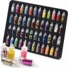 Merkloos 48 Potjes Glitter / Decoratie Voor Nail Art / Knutselen - Glitters Nagel Decoratie Set- 3D Nail Art Voor Gellak, Acryl Of Nagellak - Glitter, Poeder, Holografisch, Vlokken, Pailletten, Shimmer, Rhinestone - Verschillende Kleuren