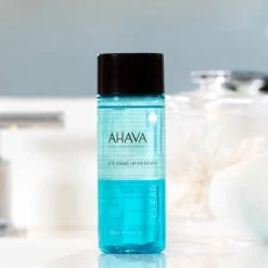AHAVA Oogmake-up Remover – Verwijderd Waterproof Oogmake-up – Houdt Het Gebied Om Het Oog Zacht – Veilig Voor De Gevoelige Huid En Voor Lensdragers – VEGAN – Alcohol- En Parabenenvrij – Parfumvrij - 125ml -L’Oréal Paris SHOP 550x550 752