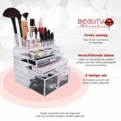 Beauty Attraction Make Up Organizer – Opbergdoos – Nagellak – Organizer 22 X 2,12 X 5,8 CM – 24 X 15 X 11 CM – Transparant 15 Beauty Attraction Make Up Organizer – Opbergdoos – Nagellak – Organizer 22 X 2,12 X 5,8 CM – 24 X 15 X 11 CM – Transparant -L’Oréal Paris SHOP 550x550 86