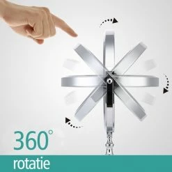 Omliox Make Up Spiegel - Metalen Ronde Standspiegel - 7x Vergroting - 19cm -L’Oréal Paris SHOP 550x550 97