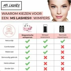 Nepwimers Zonder Lijm | Magnetische Wimpers | Eyeliners | Diamond Wimpers | GRATIS Spiegeldoosje | Model Diamond | Fake Lashes | M5 Lashes Diamond Set | Herbruikbare Wimpers | 3D Wimpers | Kit | Waterbestendig | Natuurlijke Wimpers | Waterproof -L’Oréal Paris SHOP 550x551 13