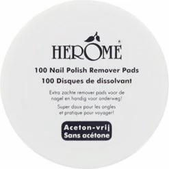 Herome Combi-Pack Caring Nail Polish Remover Duo - Nagellakremover Nagellakverwijderaar - 1* Caring Nail Polish Remover 120ml., 1* Caring Nail Polish Remover Pads 100 - Combi-Pack -L’Oréal Paris SHOP 550x553 5