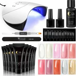 Coscelia Gel Nagels Set - Polygel - Polygel Kit - Gellak - Gellak Lamp