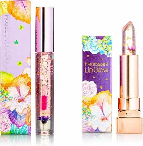 GLAMFOX Witch Flower Lipstick + Lipgloss 2 Stuks - 100% Echte Bloem - 24K Goudpoeder - Korean Skincare - Lip Plumper - Lip Plumping - Lipgloss Transparant - Lippenstift Langhoudend - Long Lasting - Essence Make Up - Beauty - Make-up - Lip Makeup 1 GLAMFOX Witch Flower Lipstick + Lipgloss 2 Stuks - 100% Echte Bloem - 24K Goudpoeder - Korean Skincare - Lip Plumper - Lip Plumping - Lipgloss Transparant - Lippenstift Langhoudend - Long Lasting - Essence Make Up - Beauty - Make-up - Lip Makeup