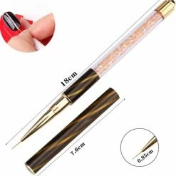 Merkloos Nail Art Penselen - 8-delig - Penselen - Nail Art Brushes - Nail Art Kwasten - Nail Art - Nail Art Tools - Nail Art Set - Nail Art Kwast - Penselenset - Penselen Set - Penselen Nagels - Nail Art - Nail Art Kit - Nail Art Penseel -L’Oréal Paris SHOP 550x560 4