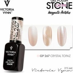 VICTORIA VYNN? Victoria Vynn Gellak Stone Cat Eye Crystal Topaz - 267 - 8 Ml.