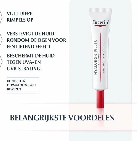 Eucerin Hyaluron-Filler + Volume-Lift Oogcontourcr Me 2 Eucerin Hyaluron-Filler + Volume-Lift Oogcontourcr Me - Afbeelding 2