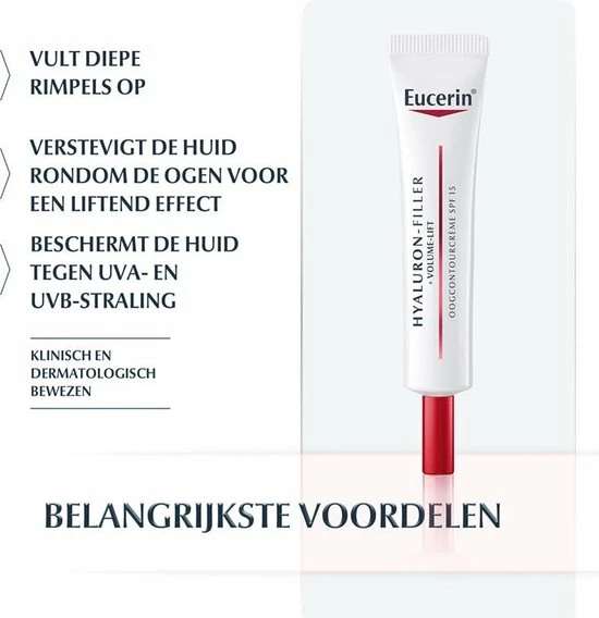 Eucerin Hyaluron-Filler + Volume-Lift Oogcontourcr Me 20 Eucerin Hyaluron-Filler + Volume-Lift Oogcontourcr Me - Afbeelding 20
